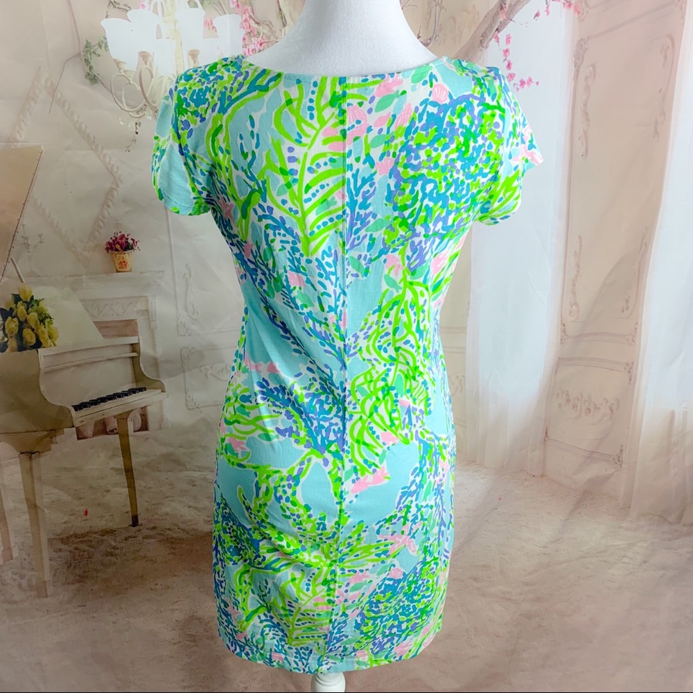 Lilly Pulitzer Women’s V Neck Brewster Dress In Lima Peru Dress - Picture 8 of 11